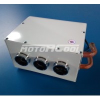 Дополнительный отопитель Motorcool 220*210*112, 12V, медь, 3 дефлектора. RC-U0645