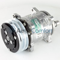 Компрессор SANDEN SD5S14, A2, 12V, K - горизонтальные выходы, 6630S